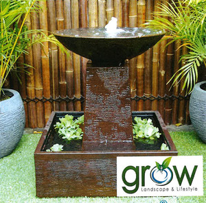Products: Aquarius Fountain – Medium – Grow Landscape & Lifestyle