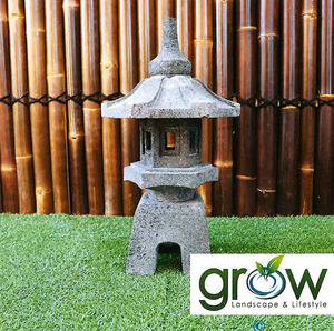Products: Small Lava Stone Lantern – Grow Landscape & Lifestyle