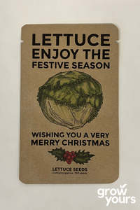 Gifts: Lettuce - Festive Season Christmas Seed Packet