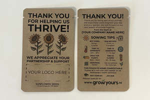 Thank You Custom Seed Packets