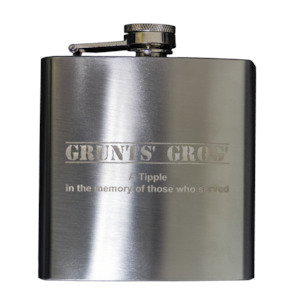 Grunts Grog Hip Flask