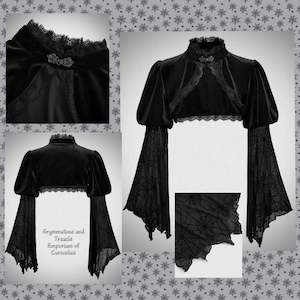 Gothic Romance: Galanterie Victorian Gothic Shrug - Size 12 to 14