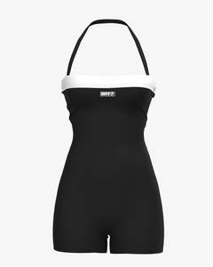 Everyday Collection: Contrast Playsuit - Black