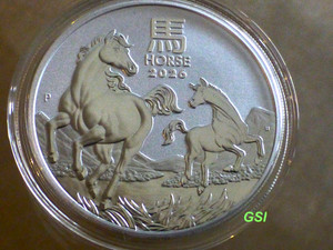 Products: 5 Oz Silver Coins - 2026 Lunar Horse Perth Mint 2
