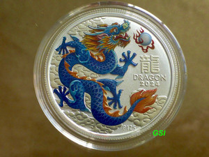 Products: 1/2 Oz Silver Coins - Blue Dragon Perth Mint 2