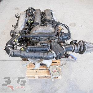 Engines: Nissan S14 Silvia SR20DE VCT Complete Running Engine Motor Package S15