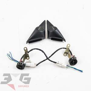 Toyota Corolla Carib Sprinter Levin Trueno 4a Ge 4age Blacktop Silvertop Parts: Toyota AE111 Corolla Levin Sprinter Trueno Interior Door Tweeter & Cover Set 95-00