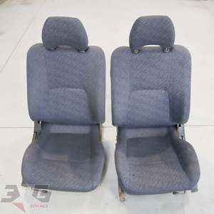 Interior: JDM Nissan S14 Silvia Pre-Facelift Front Seats & Rails LH & RH Zenki 93-96