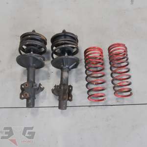 Nissan Silvia S14: Nissan S14 S15 Silvia Aftermarket Lowering Springs & Factory Front Struts Suspension 93 - 902
