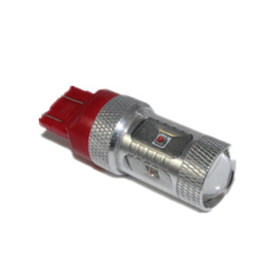 T20 7443 Wedge CREE LED Bulb 30w RED