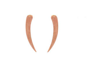 Rose Gold Earrings: 9ct Rose Gold Slider Earrings