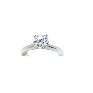 Engagement Rings: 1.03ct E/VS1 Lab Grown Diamond Solitaire in 18ct White Gold
