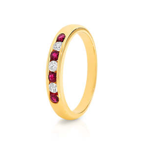 Ruby & Diamond Band