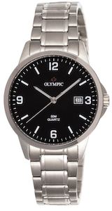Olympic: OLYMPIC TITANIUM - BLACK DIAL WITH BRACELET