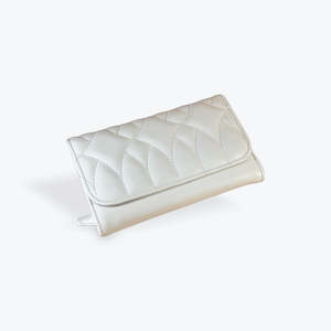White Jewellery Travel Wallet 205x130x33mm