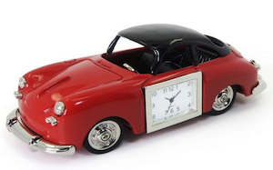 Giftware: Red collectable Porsche Clock