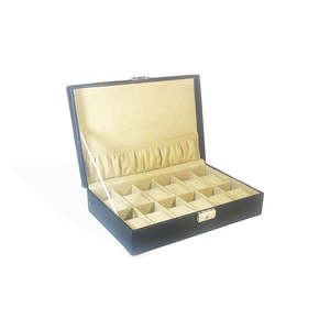 Black Watch Box Holds 12 Watches