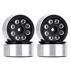 4PCS 1.0" CNC Metal Beadlock Rims 1/24th Scale