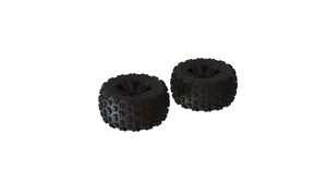 Tyres Wheels Foams: dBoots 'Copperhead2 MT' Tire Set Black - PairSuit Kraton 17mm Hex by ARRMA