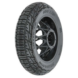 Hot Lap S3 Motorcycle Rear Tire Mounted on Black Supermoto Wheel for Promoto-MX Rear