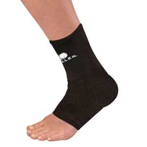 Lightweight Ankle Support – Elastic Knit Brace Black