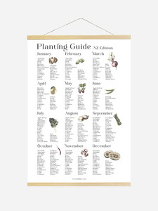 Products: Printable Planting Guide Poster - NZ Edition (Digital Download)