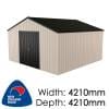 Duratuf Kiwi Sheds: Duratuf Kiwi MK4CDDE Garden Shed
