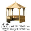 Full Shed Range: Premium Outdoor & Garden Storage: Pinehaven Waimarama Gazebo
