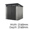 Keter Artisan 7×7 Outdoor Storage Shed