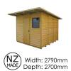 Full Shed Range: Premium Outdoor & Garden Storage: Pinehaven Tekapo Contemporary Shed