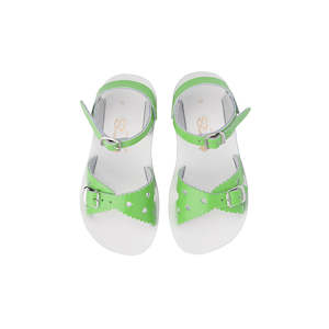 Saltwater Sandals: Saltwater Sweetheart Lime Kids