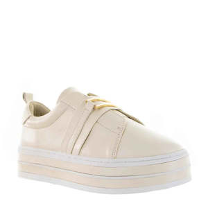 Loafers Slip Ons: Alfie & Evie Ophelia Cream