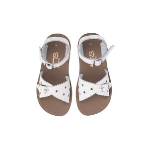 Kids Shoes And Gumboots: Saltwater Sweetheart White Kids