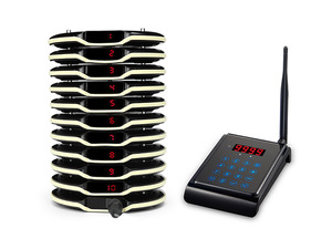 Guest Paging System – Base with 10 Receivers Guest Paging Systems
