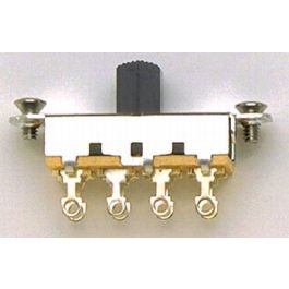 On-Off-On Slide Switch - Black