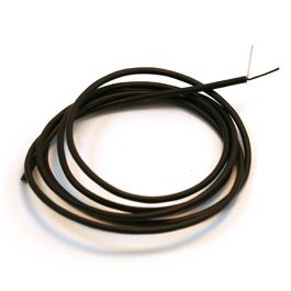 2 Conductor Shielded Pickup Wire - Black