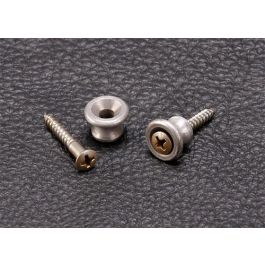 Gotoh Relic Gibson Style Strap Buttons - Aged Aluminum