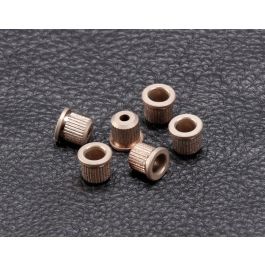 Gotoh Relic Telecaster String Bushing Set - Aged Nickel