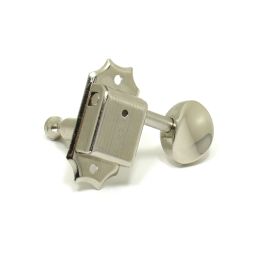 Products: Genuine Kluson 3 a Side Metal Button Tuners - Nickel
