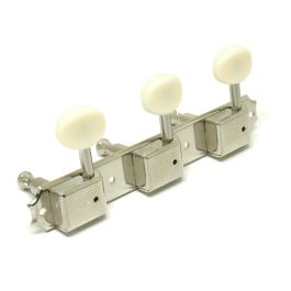 Genuine Kluson 3 on a Plate Tuners - Plastic Buttons