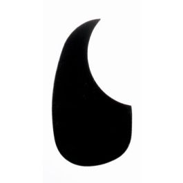Left Hand Acoustic Pickguard - Black