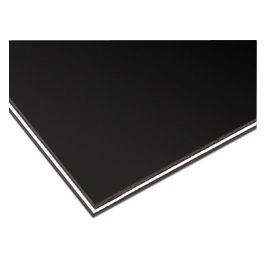 Large Pickguard Blank Sheet - Black 3 Ply