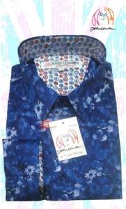 John Lennon L/S Shirt - Blue Floral