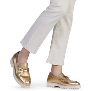 Kathryn Wilson: Luna Loafer - Gold Calf