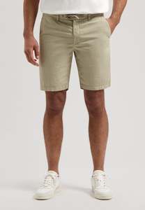 Lancaster Stripe Shorts - Timber Wolf