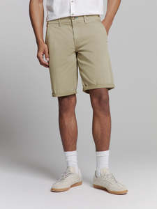 Stretch Chino Short - Light Army