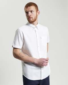 S/S Signature Oxford Shirt - White