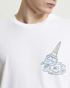 Ben Sherman: Ice Cream Splat Tee - White