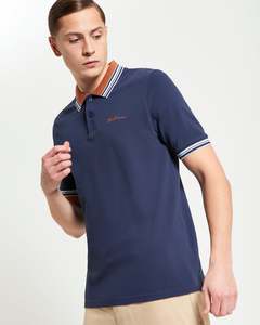 Ben Sherman: House Collar Polo Tee - Dark Navy