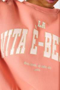 Garcia: 'VITA-E-BELLA' Sweatshirt - Peach Sorbet